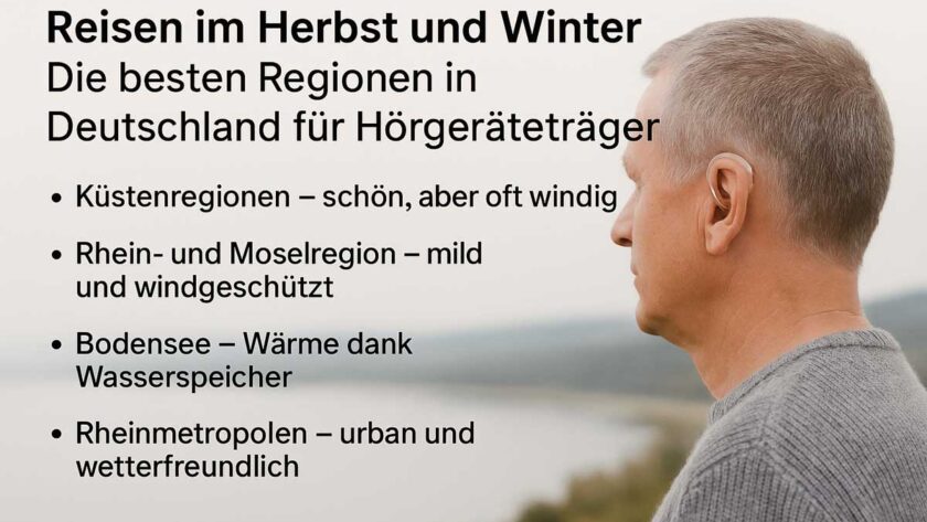 Reisen im Herbst und Winter: Die besten Regionen in Deutschland für Hörgeräteträger