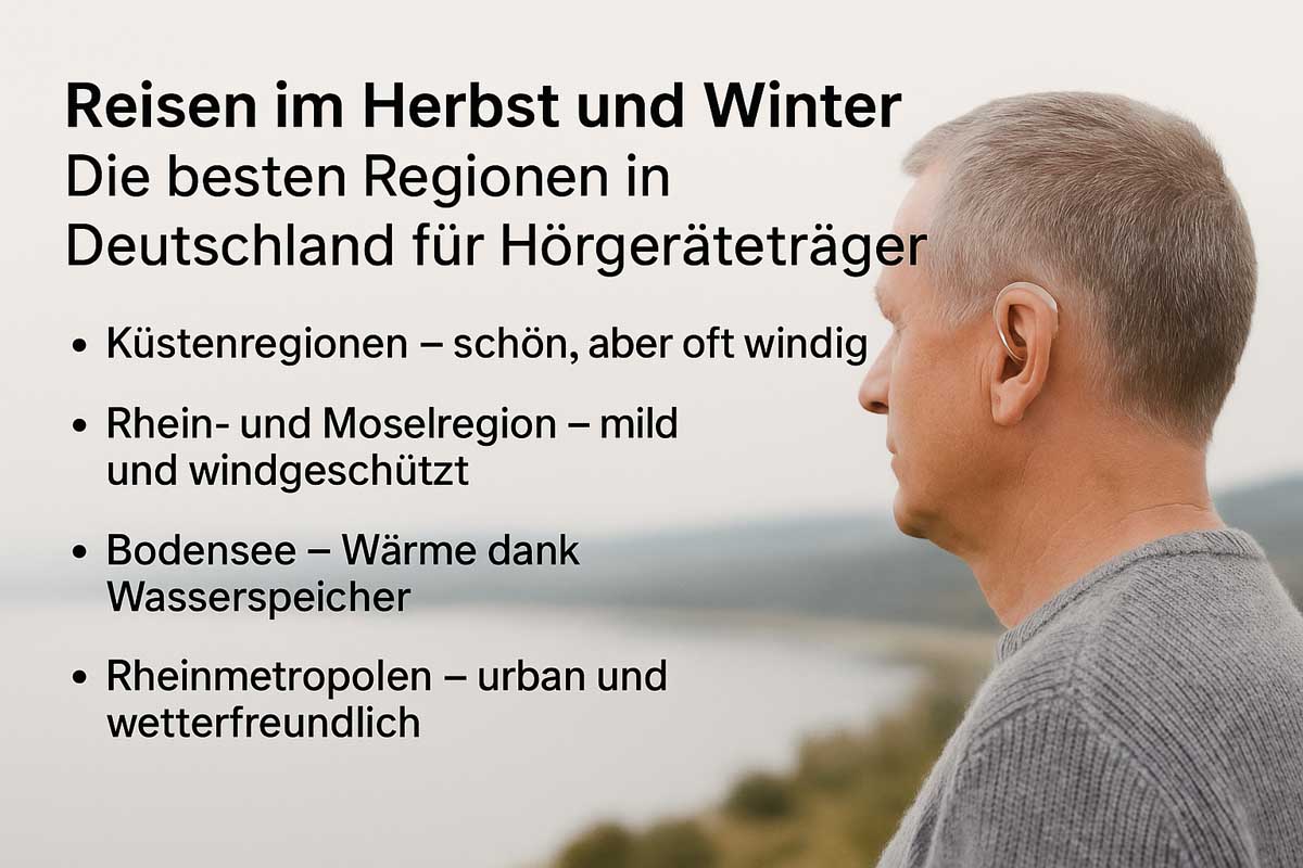 Reisen im Herbst und Winter: Die besten Regionen in Deutschland für Hörgeräteträger