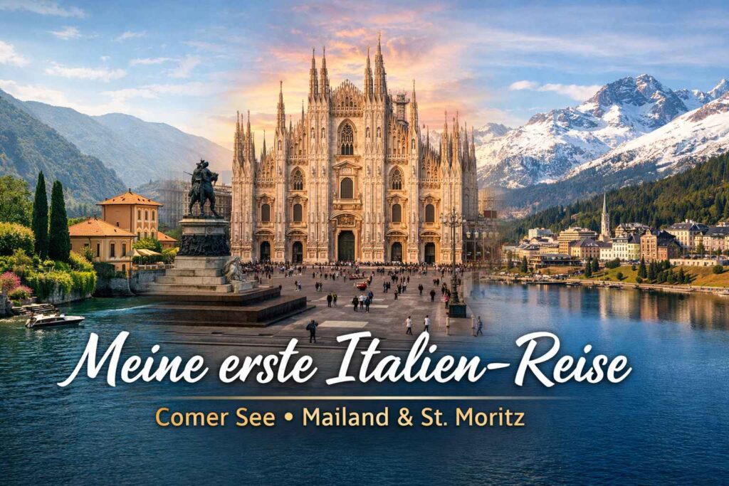 Meine erste Italien-Reise – Comer See, Mailand & St. Moritz