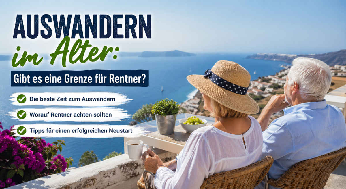 Auswandern im Alter: Gibt es eine Grenze für Rentner?
