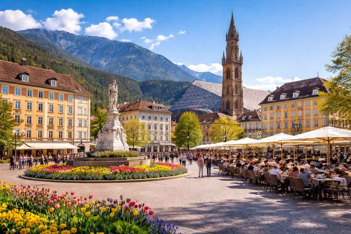 Bozen statt Bibbern: Während Gotha bei 12 Grad bleibt, klettert Bozen auf 27 Grad